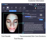 AI Intelligent Image 1024*1280 قابل حمل Skin Care Analyzer 160G