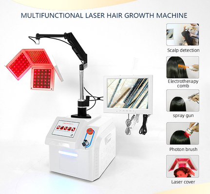 دستگاه لیزر رشد مو 650 نانومتری Galvanic Nti Hair Growth Therapeutic Hair Growth 50Hz